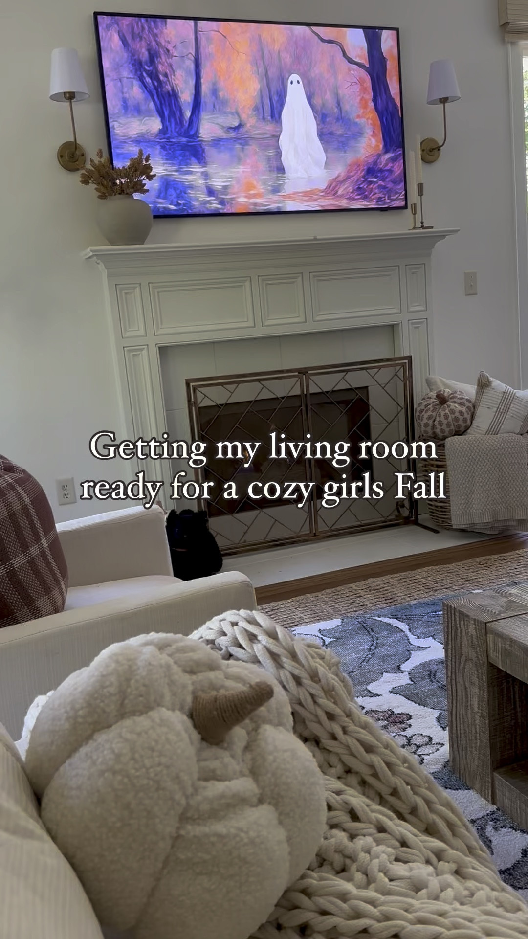 Getting my living room ready for Fall cozy vibes edition! Love placing pumpkins around, cozy chunky blankets and plenty of candles  

#LTKSeasonal #LTKVideo #LTKHome