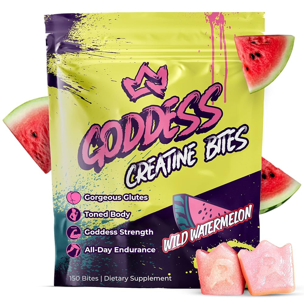 Goddess Creatine Gummies – Low-Sugar Chewable Creatine for Women | Booty and Muscle Builder, Fa... | Amazon (US)