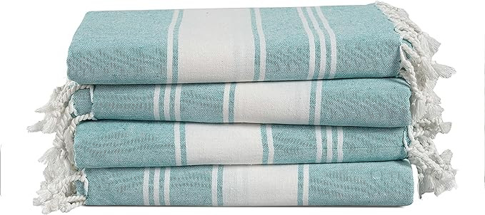 LANE LINEN Oversized Beach Towel - Beach Towels 4 Pack, Pre-Washed Pool Towel, Extra Large Beach ... | Amazon (US)