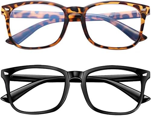 Blue Light Blocking Glasses-Blue Light Glasses Computer Gaming Glasses Frame Non-Prescription Len... | Amazon (UK)