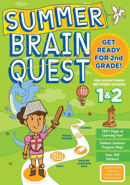 Summer Brain Quest: Between Grades 1 & 2 - Paperback | Walmart (US)