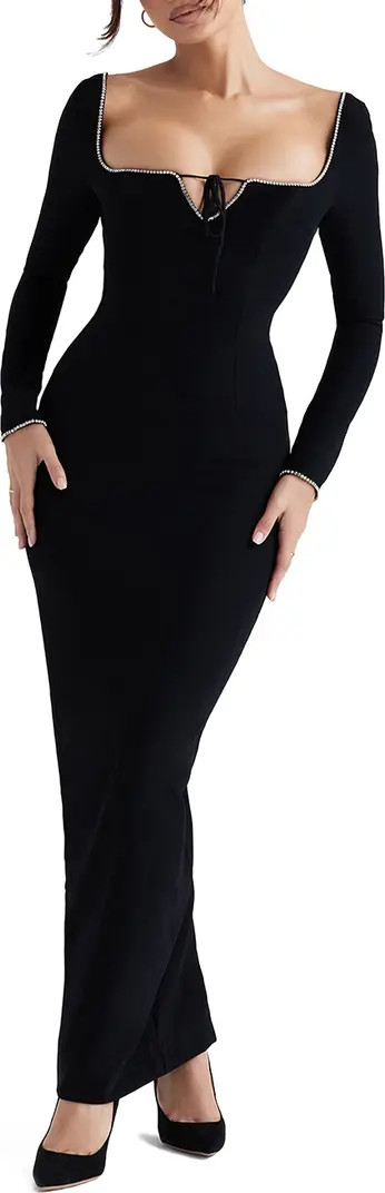 Rosa Embellished Long Sleeve Dress | Nordstrom