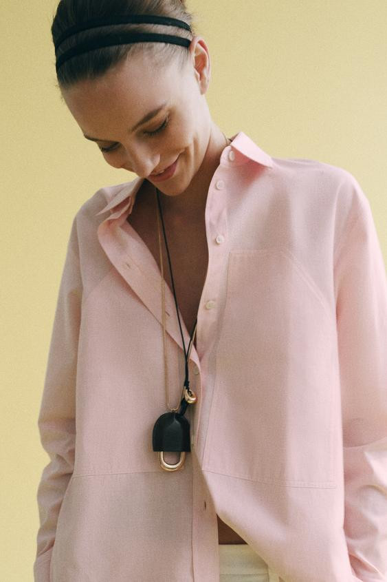 PACK OF 2 LEATHER AND RESIN NECKLACES | Zara UK