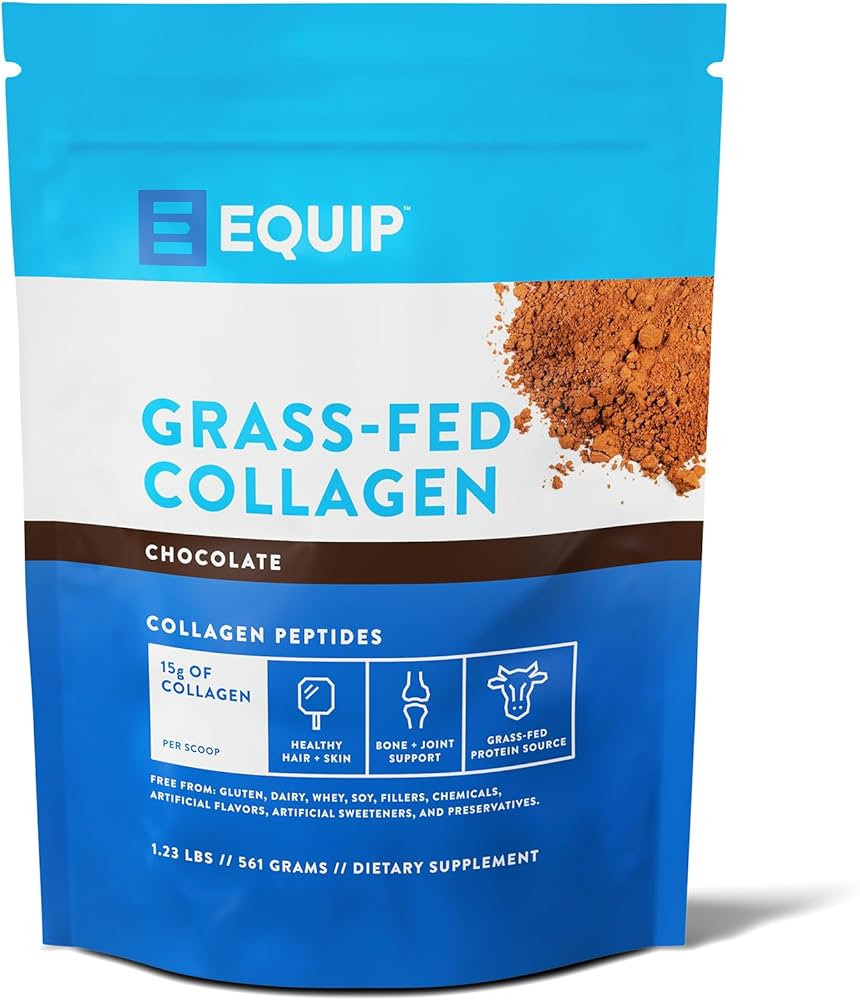 Equip Foods Grass Fed Collagen Powder -100% Hydrolyzed Bovine Collagen Peptides with Amino Acids ... | Amazon (US)