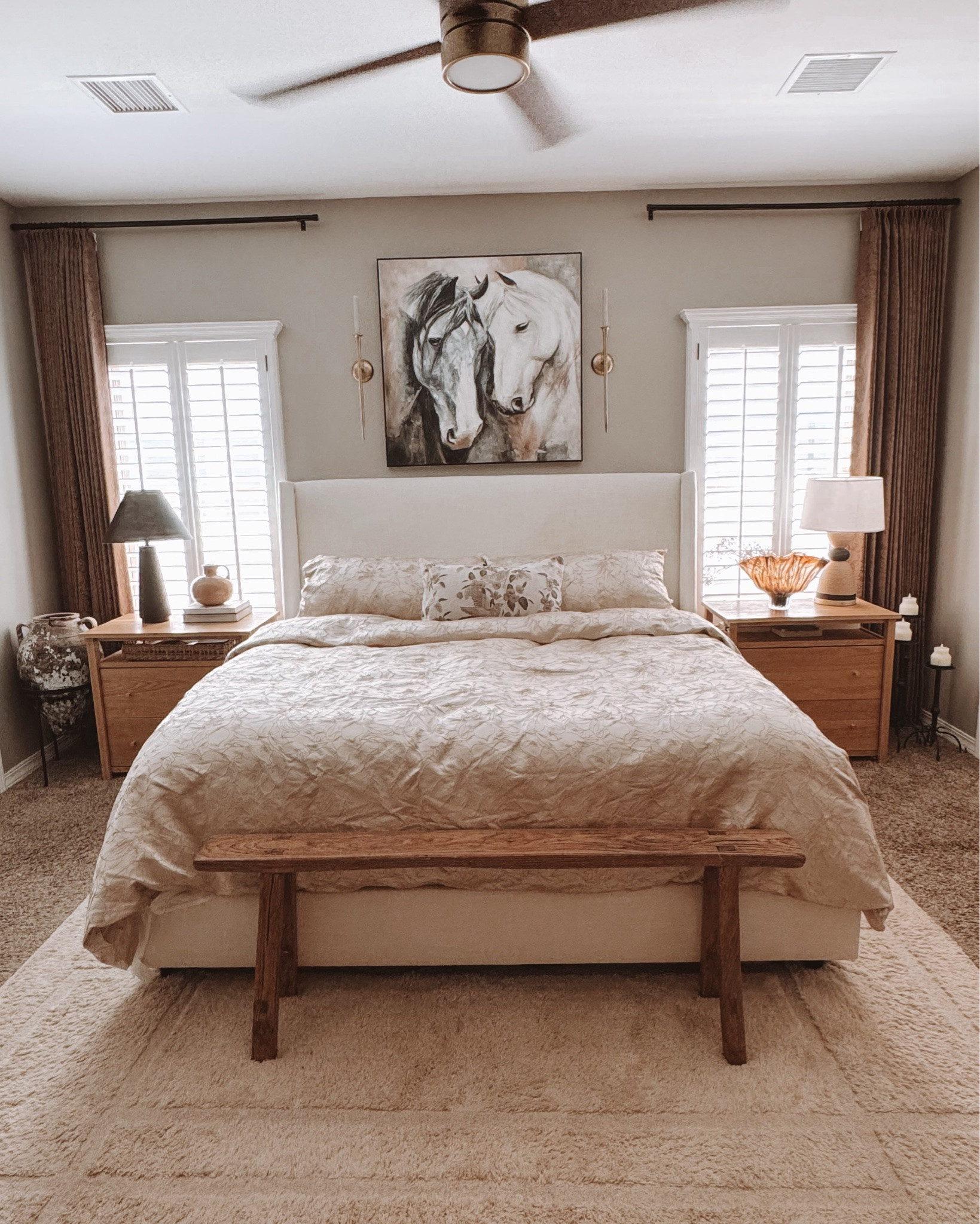 The kids went back to school and I’ve been tired. Trying to get used to the early mornings and routine again after summer is difficult and the 100 degree days certainly do not help.

I am looking forward to closing the curtains early tonight and hopefully sleeping in this weekend. 

These gorgeous Windsor jacquard blackout curtains from @homerilla_official  certainly help me achieve that goal. The print and shade of brown are beautiful and the lining helps keep out heat and light. 

Link in bio

#homerillacurtains #curtains #customcurtains #bedroom #primarybedroom