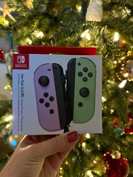 I have been eyeballing these beautiful purple and mint green joy cons for me to use with the switch OLED I got the boys for Christmas. I finally got them after I found an unused gift card that had been hiding in my purse. I am SO happy with the colors! 

Where my switch girlies at? 

Gamer Aesthetic | Switch Aesthetic | Nintendo | Target Find

#LTKGiftGuide #LTKkids #LTKfamily
