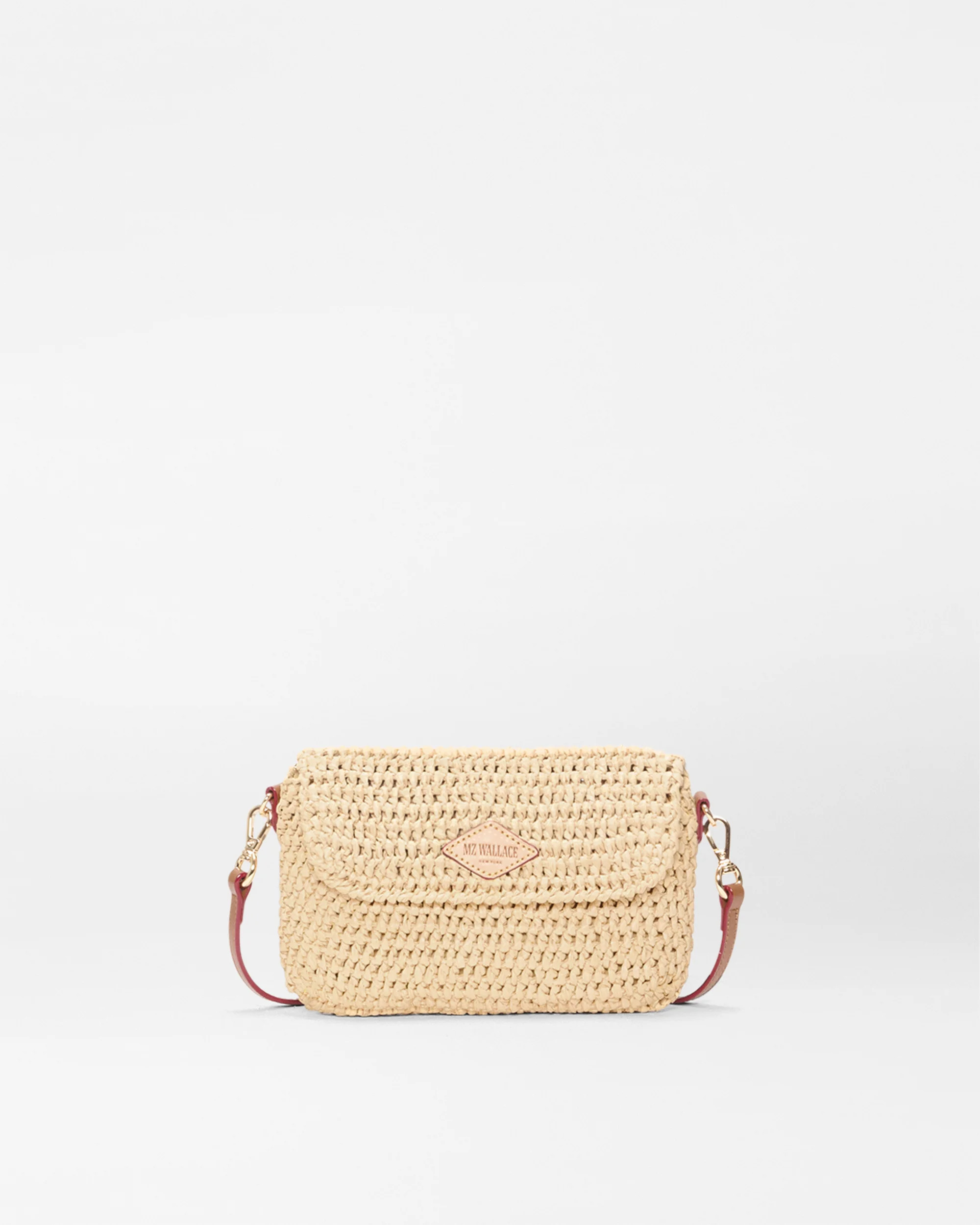 MZ Wallace Camel Crochet Convertible Crossbody – Crossbody | MZ Wallace | MZ Wallace