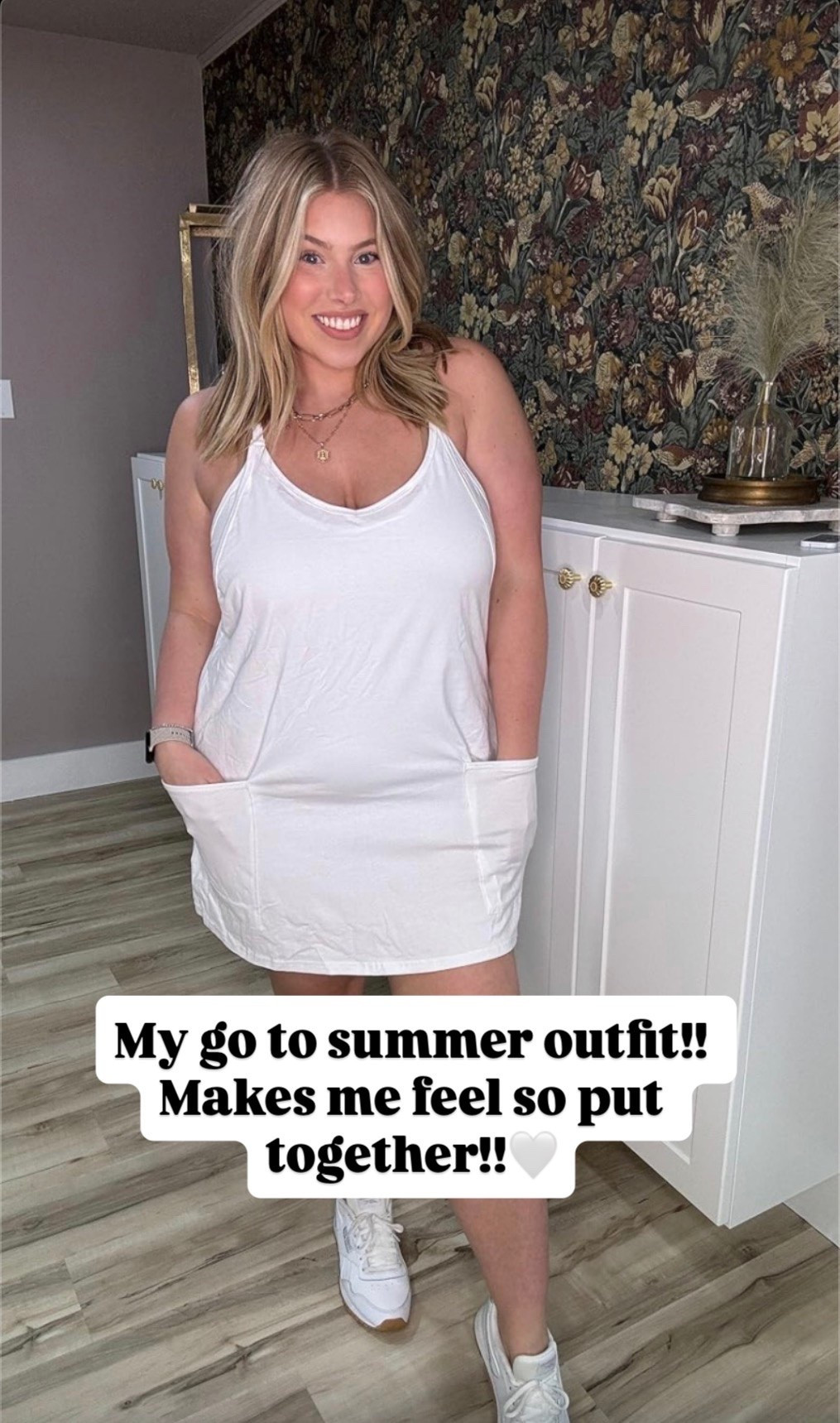 My go to summer outfit!! Makes me feel so put together!!🤍

#LTKMidsize #LTKActive #LTKmomlife