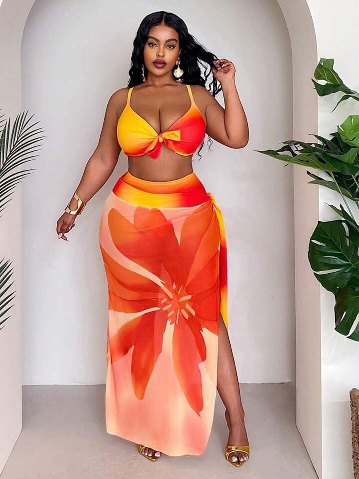 £17.66£22.99-23%Save £0.88 off this item after joining.Slaydiva Plus Size Women 3pcs Set, Rand... | SHEIN