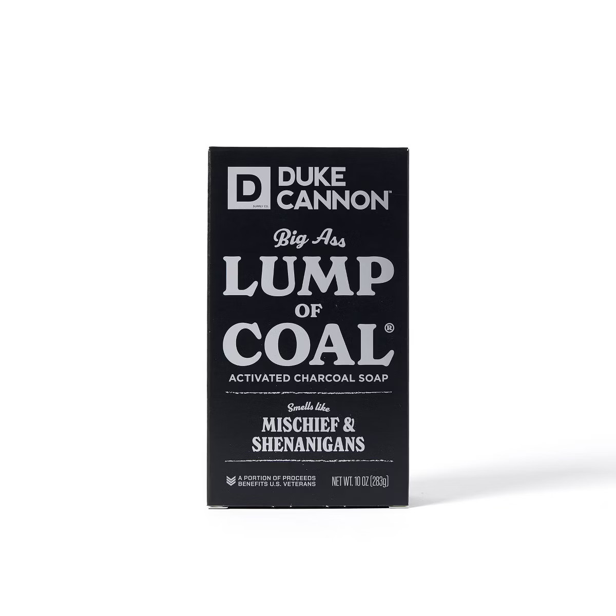 Duke Cannon Supply Co. Men's Big Ass Lump of Coal Bar Soap - Activated Charcoal - 10oz | Target