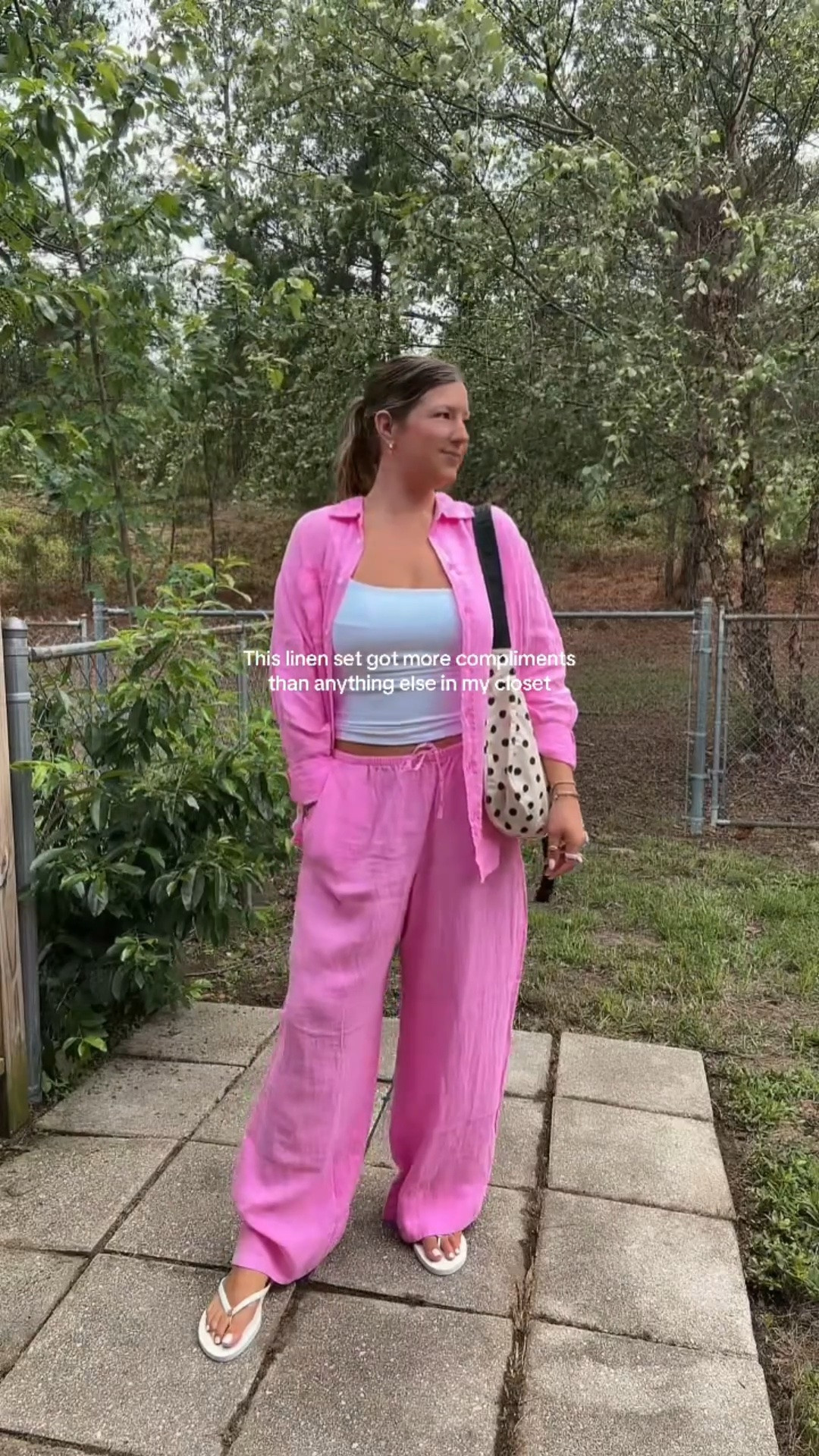 One of the most complimented linen sets I have ever worn! One lady came up me twice because she loved it so much 😂 the prettiest hot pink linen set and it comes in lengths for the taller girlies! I’m wearing large long pants and xl tall top!

#LTKootd #LTKMidsize #LTKSaleAlert