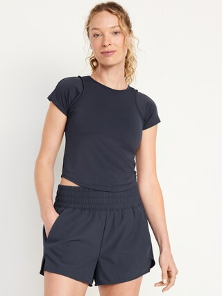 FlowForm Crop Cutout-Back Top | Old Navy (US)