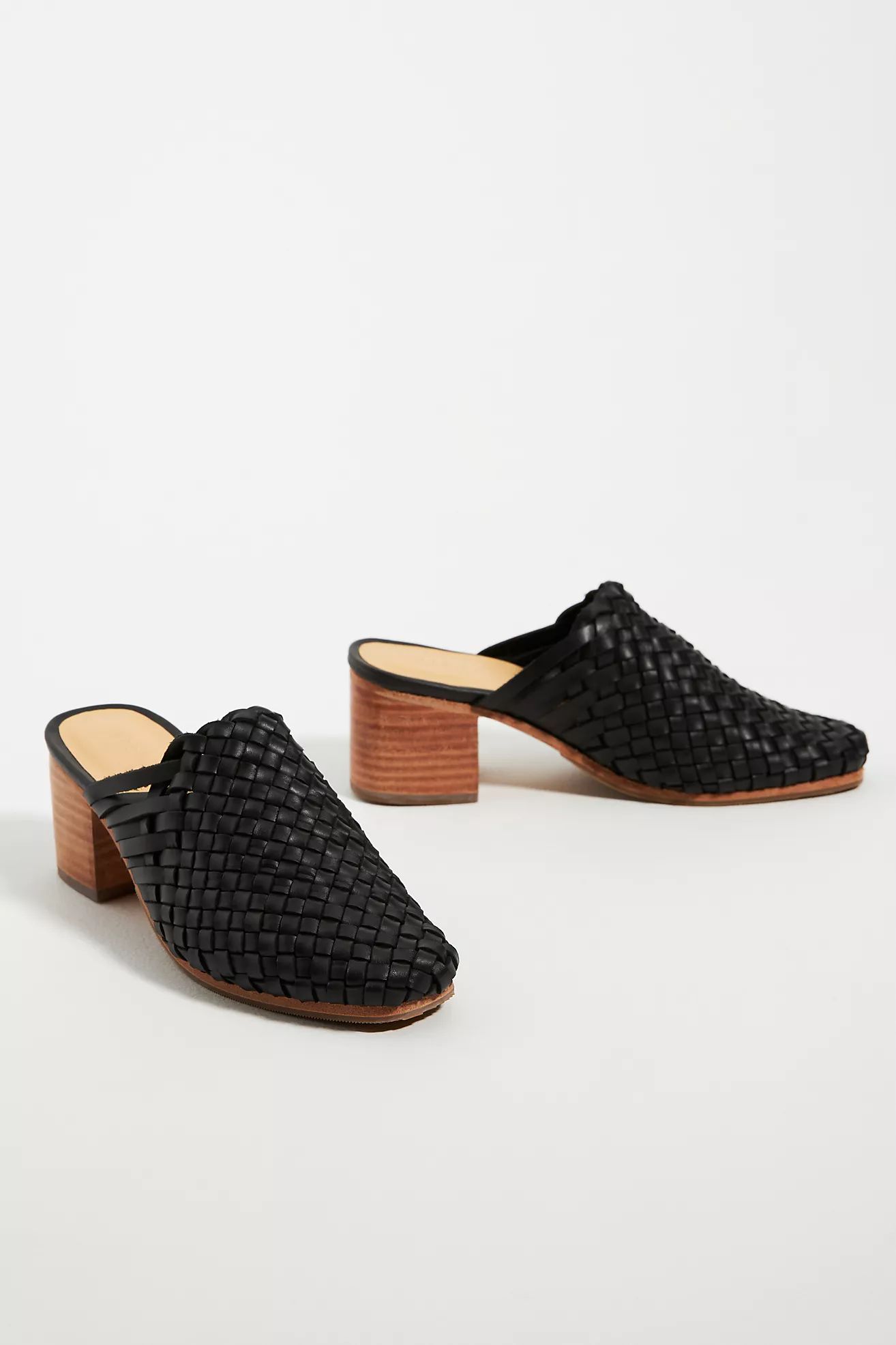 Nisolo All-Day Woven Heeled Mules | Anthropologie (US)