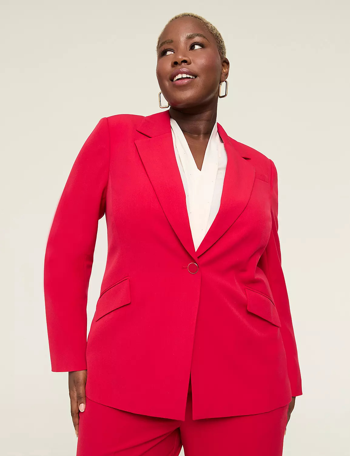 Perfect Drape One-Button Blazer | Lane Bryant (US)