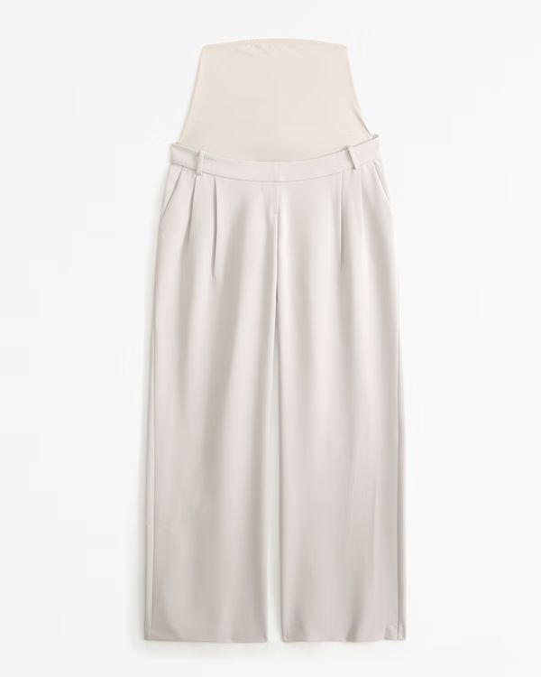 Women's Maternity A&F Sloane Tailored Pant | Women's Bottoms | Abercrombie.com | Abercrombie & Fitch (US)