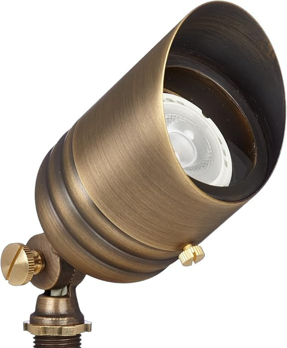 VOLT Fat Boy 12V Brass Outdoor Spotlight (Bronze) for Low Voltage Landscape Lighting of Yard, Law... | Amazon (US)