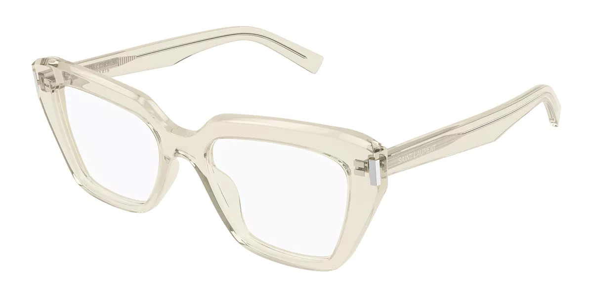 Saint Laurent SL 829 004 Women’s Glasses Yellow Size 54 - Free Lenses - Blue Light Block Available | SmartBuyGlasses Global