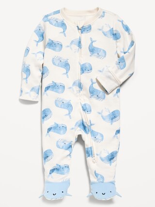 2-Way-Zip Sleep & Play Footed One-Piece for Baby | Old Navy (US)