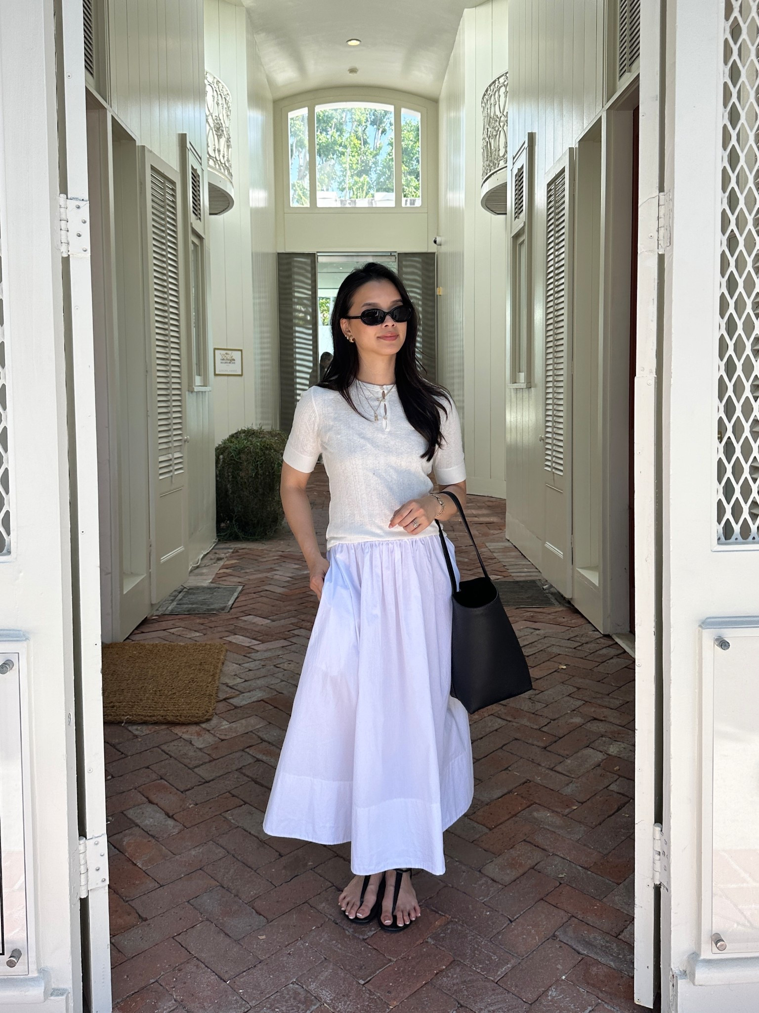 Simple summer outfit 🤍
Top runs small, I’m wearing size medium!

#LTKStyleTip #LTKFindsUnder100 #LTKSummerEdit