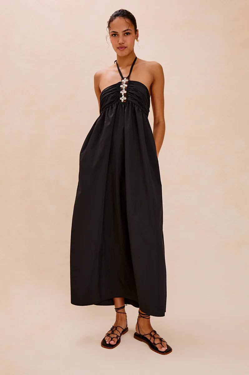PALAZZO DRESS - BLACK | Rails