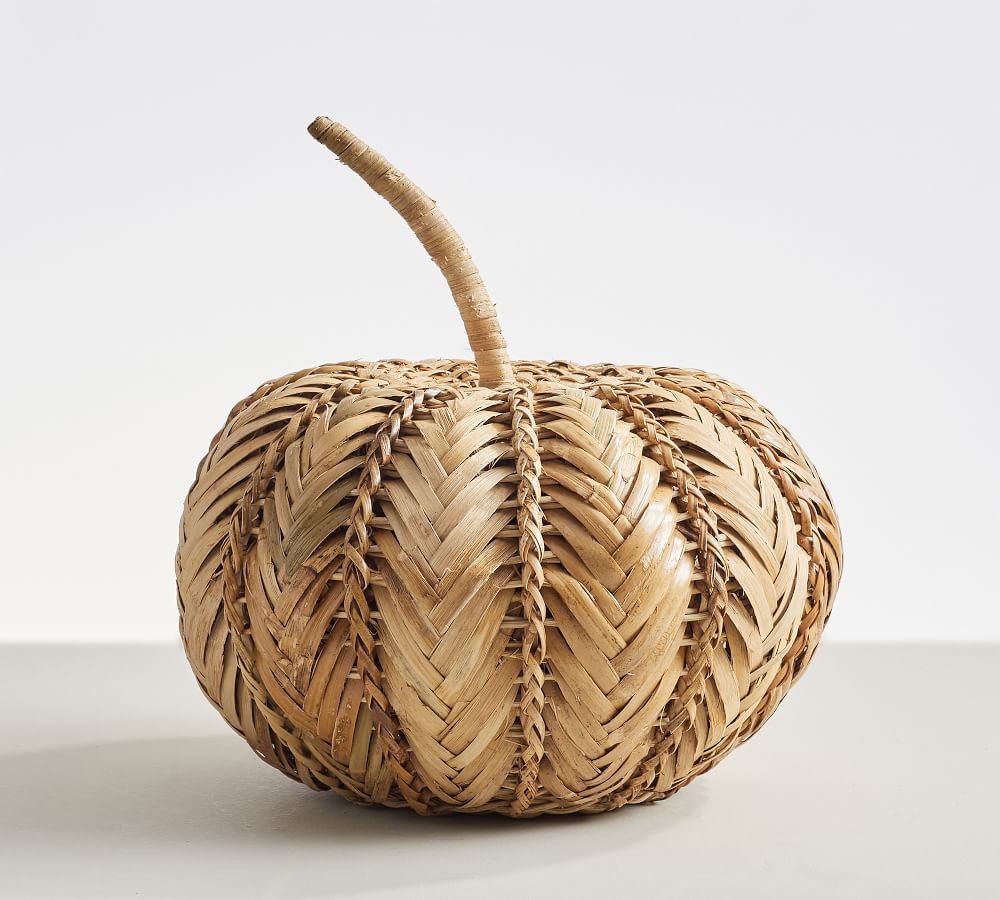 Woven Pumpkin, Large, Natural | Pottery Barn (US)