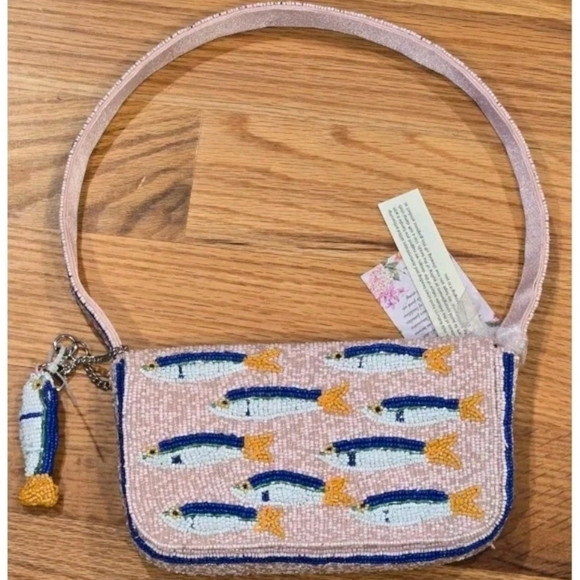 Beaded Sardine Pink Handbag | Poshmark