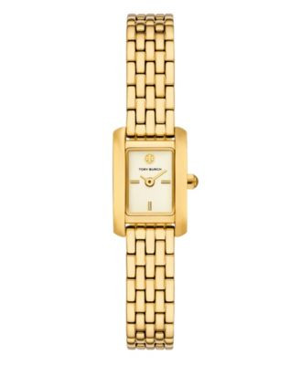 Tory Burch Women's The Eleanor Gold-Tone Stainless Steel Double Wrap Bracelet Watch, 20mm - Gold | Macy's