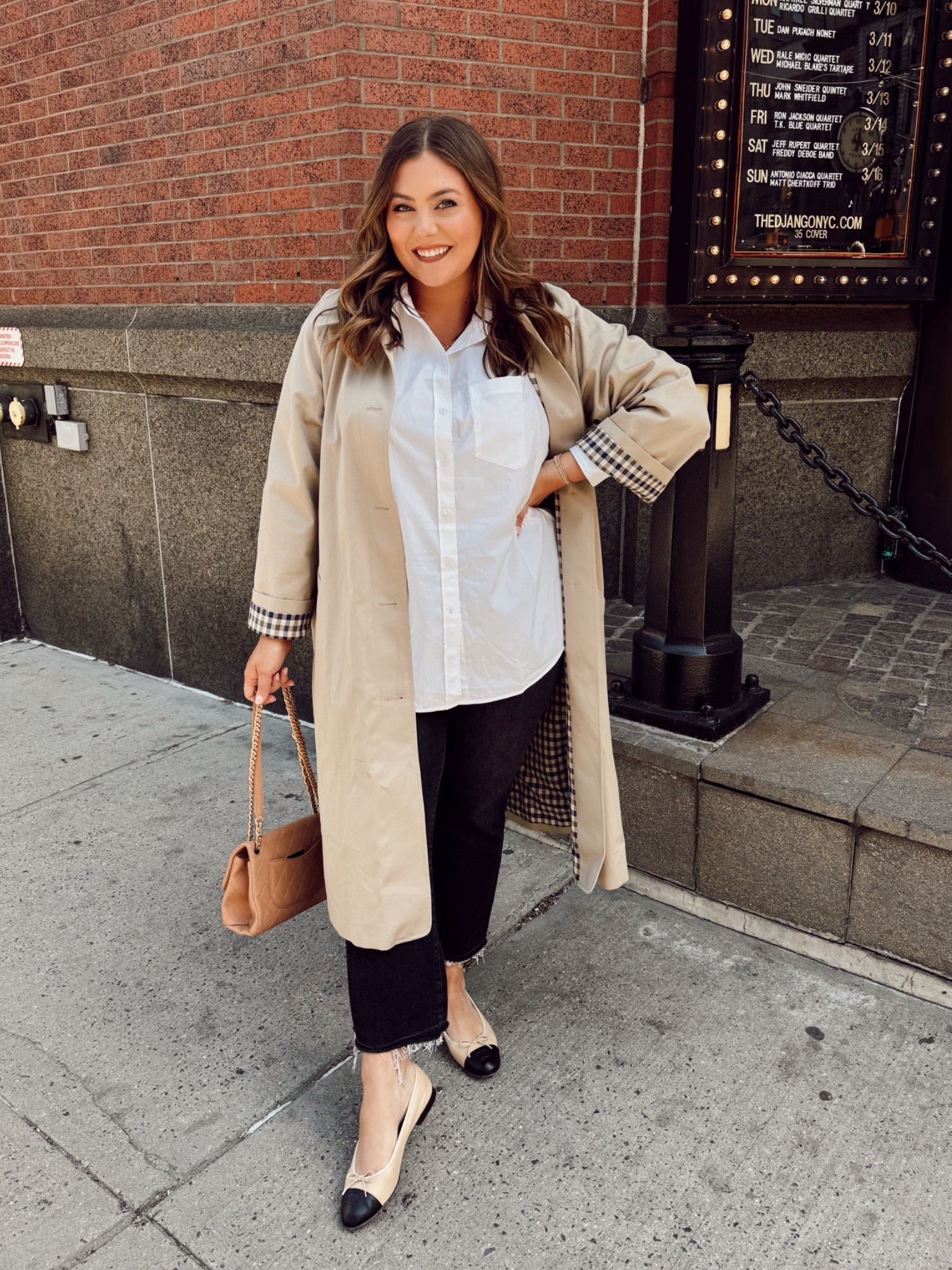 You can never go wrong with a classic trench coat - fall outfit - fall jacket - wearing size 16 in jacket, 1X in button down, 1X in pants - use CARALYN15 on your first order at Spanx

#LTKootd #LTKSeasonal #LTKPlusSize