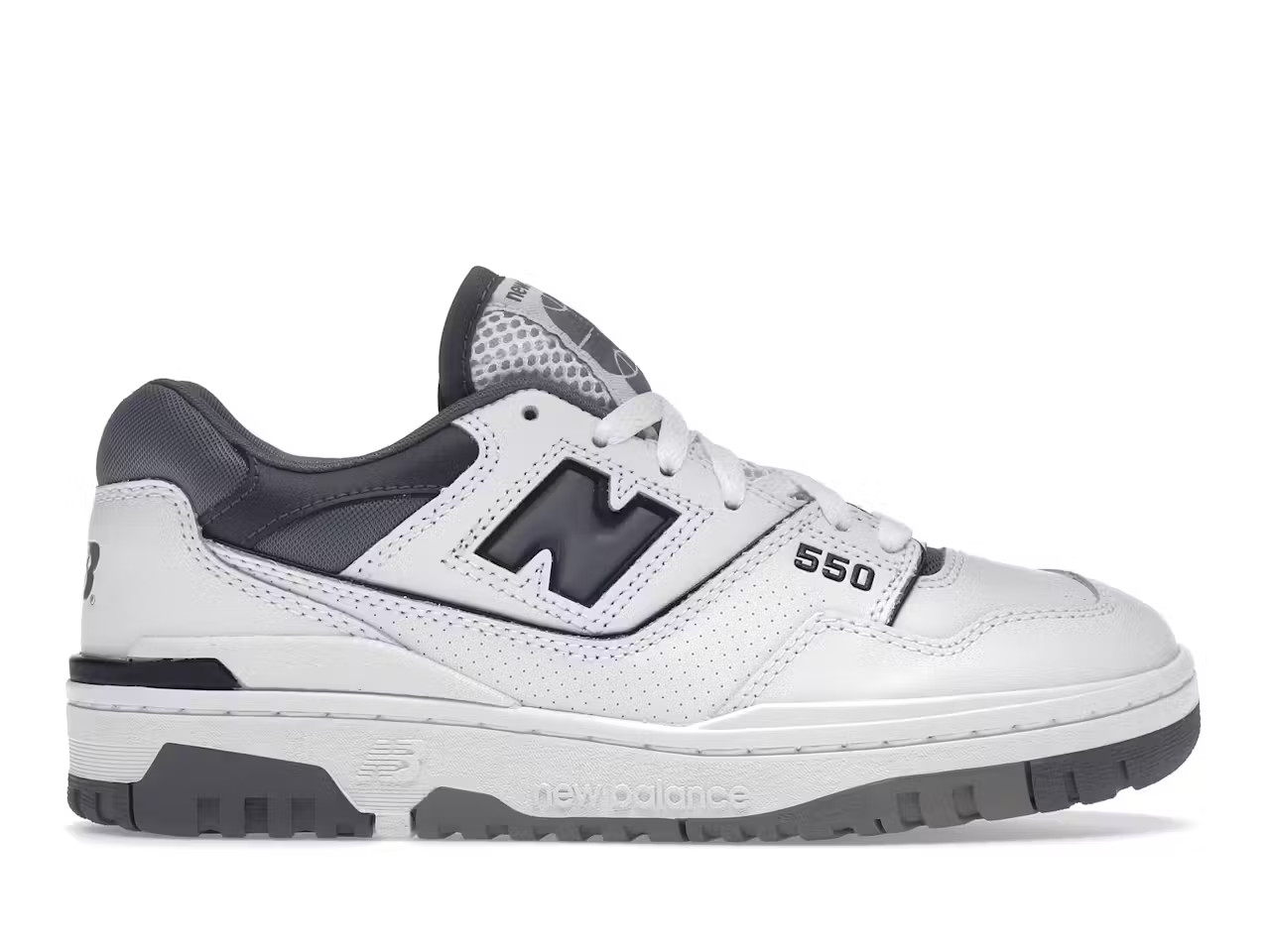 New Balance 550White Grey Dark Grey | StockX