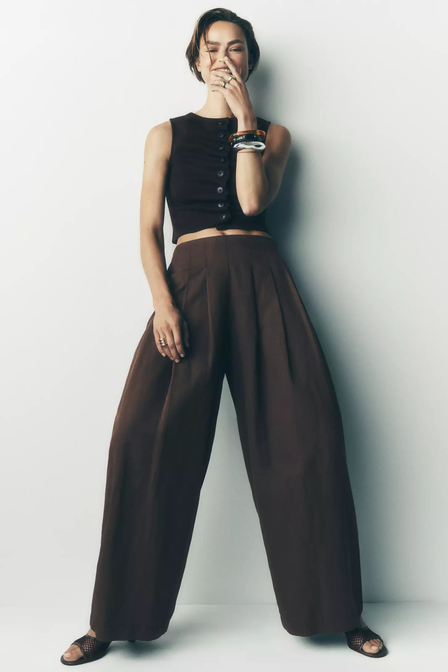 Maeve Pleated Trousers | Anthropologie (US)