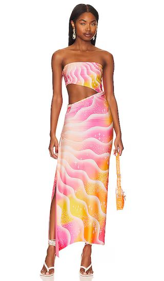 x REVOLVE Gwen Dress in Solaris Shimmer | Revolve Clothing (Global)