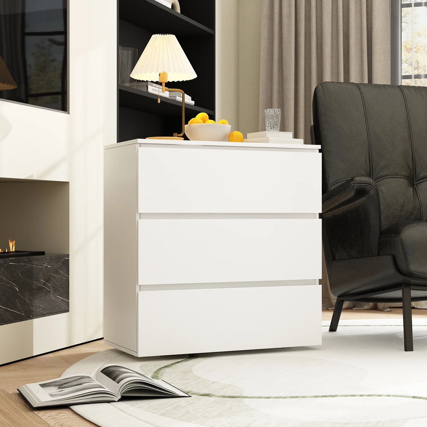 Latitude Run® 3-Drawer Chest & Reviews | Wayfair | Wayfair North America