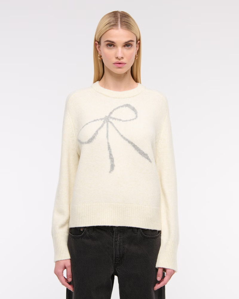 The A&F Madeline Crew Sweater | Abercrombie & Fitch (US)