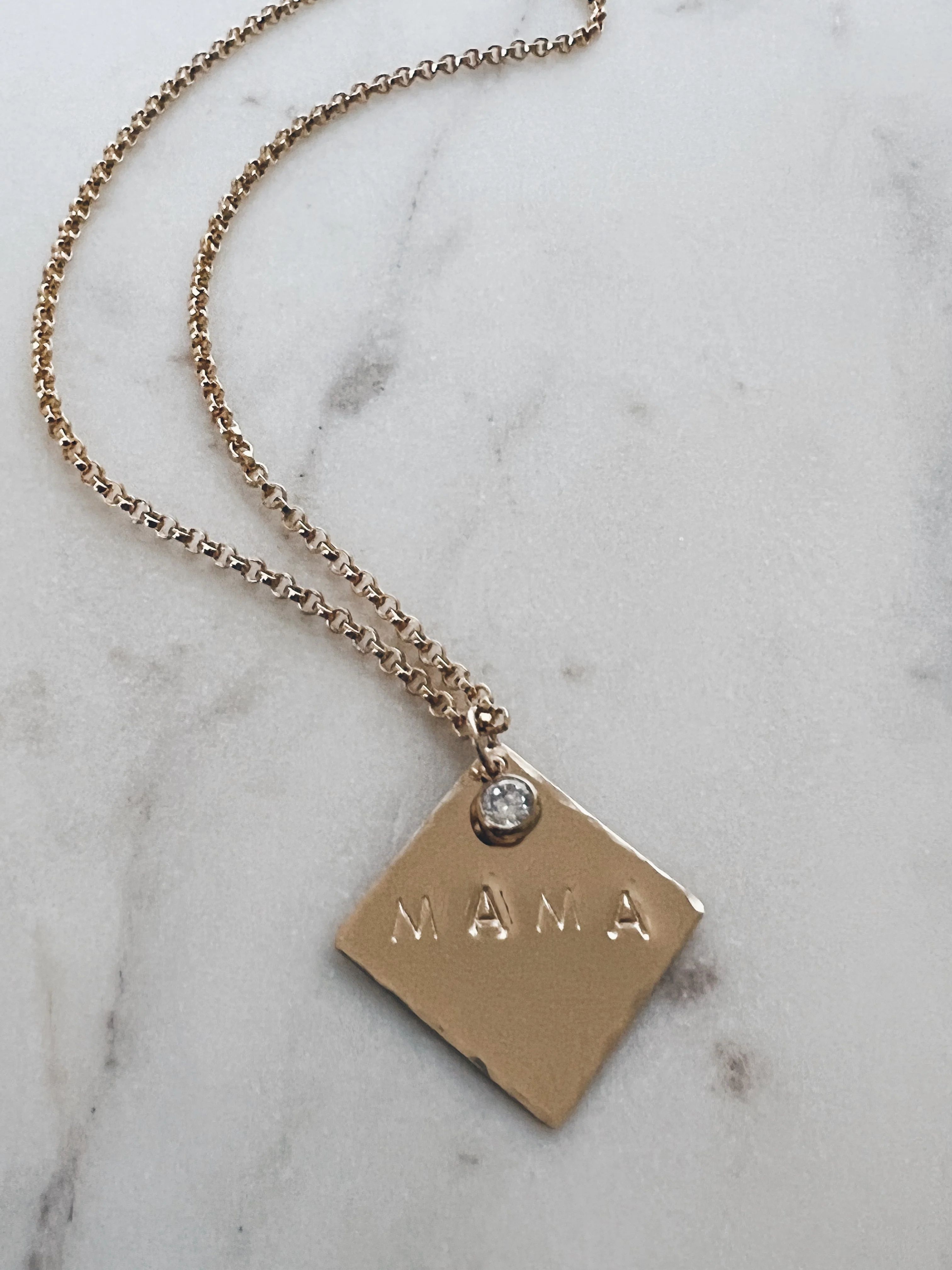 MAMA Necklace | Mac and Ry Jewelry
