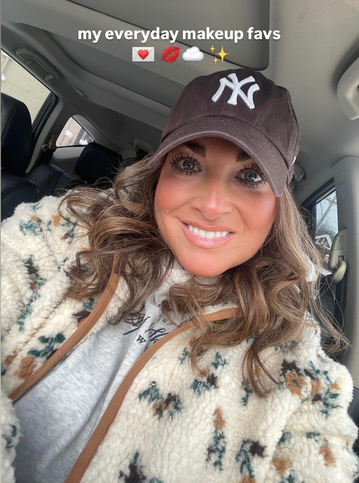 Linked all makeup 
My everyday and makeup for date night or valentines date ☁️💌✨💋💕
Ulta haul 
Sephora haul 
Target finds & beauty finds 
Linked my cozy Sherpa jacket from Amazon and my Yankees baseball hate too! 

#LTKBeauty #LTKValentine #LTKSaleAlert