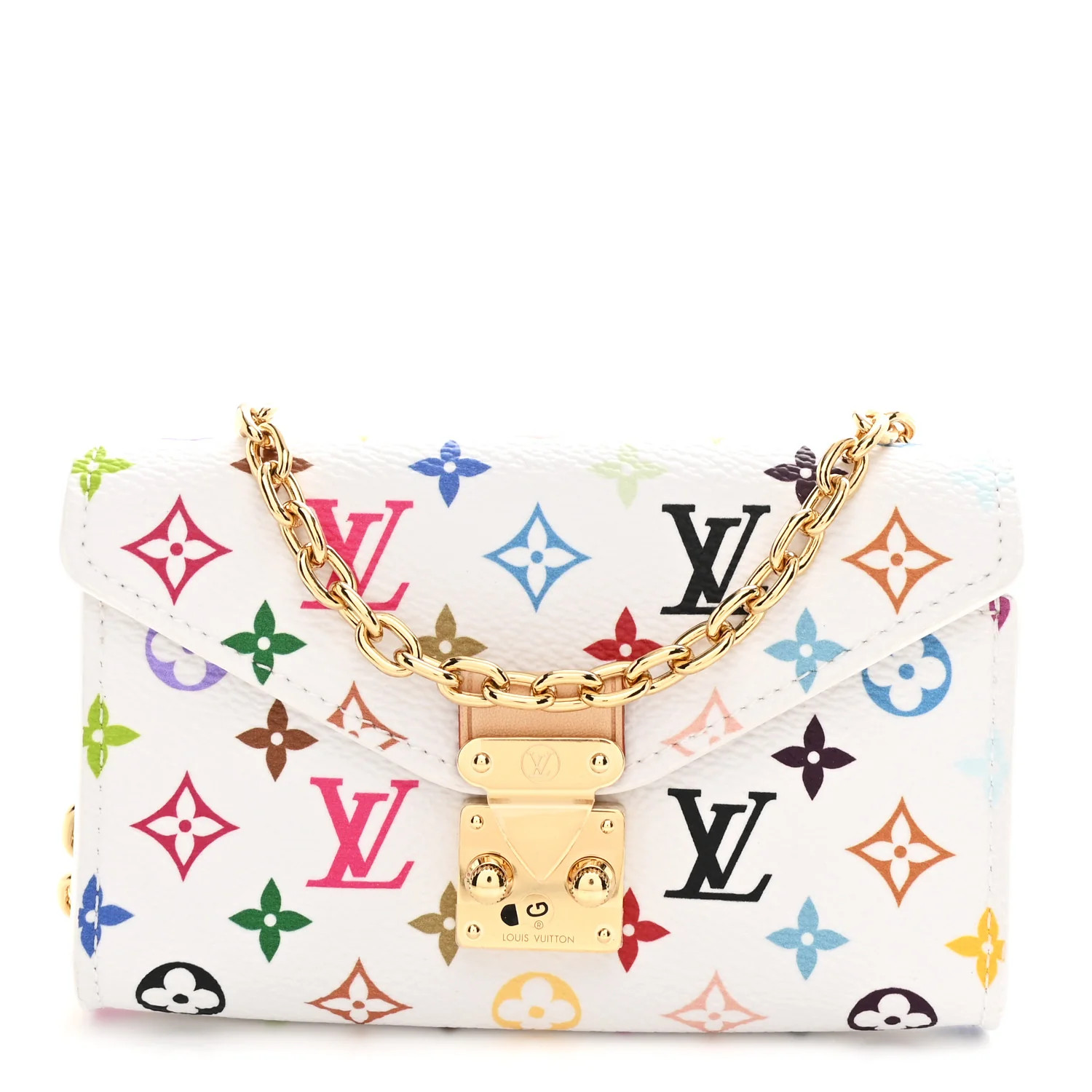 LV X TM Monogram Multicolor Pouch Metis Belt White | FASHIONPHILE (US)