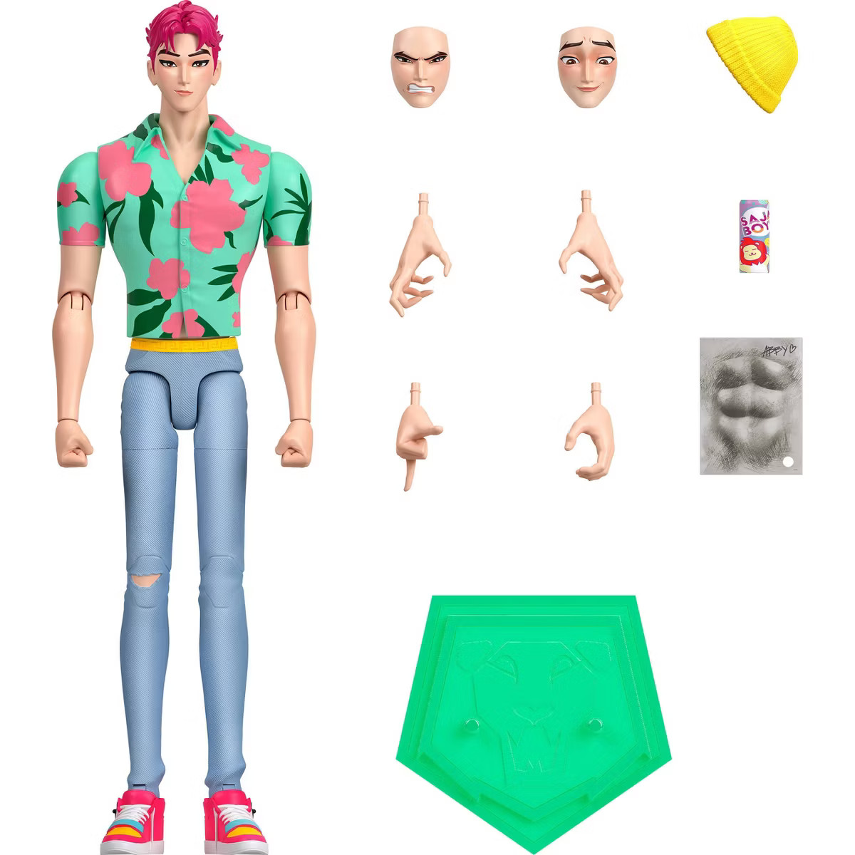 KPop Demon Hunters Saja Boys Abby 6.8" Action Figure with Accessories & Swappable Faces & Hands A... | Target