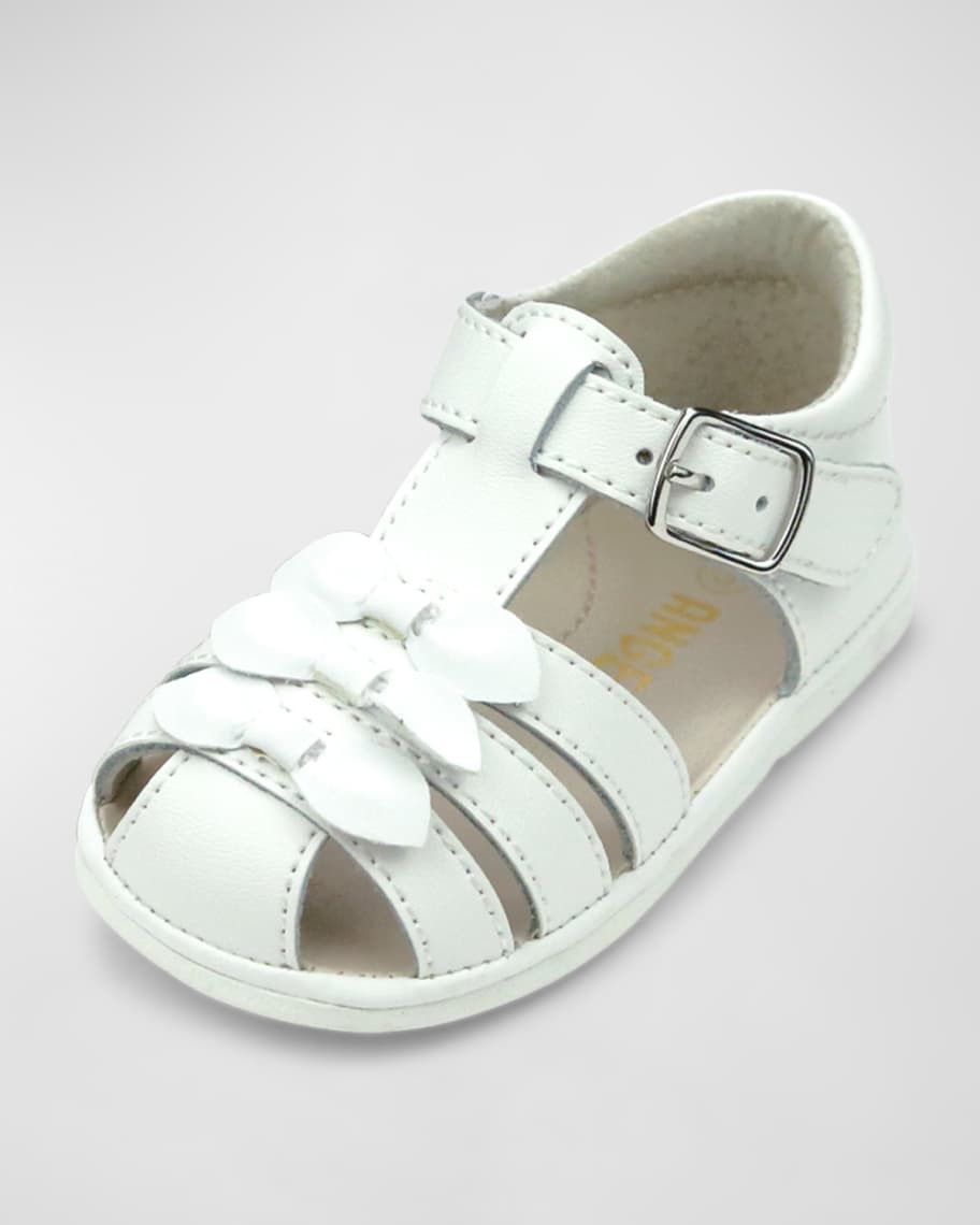 L'Amour Shoes Girl's Everly Baby Bow Sandals, Baby | Neiman Marcus