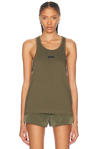 Fear of God ESSENTIALS Tank Top in Green | FWRD 