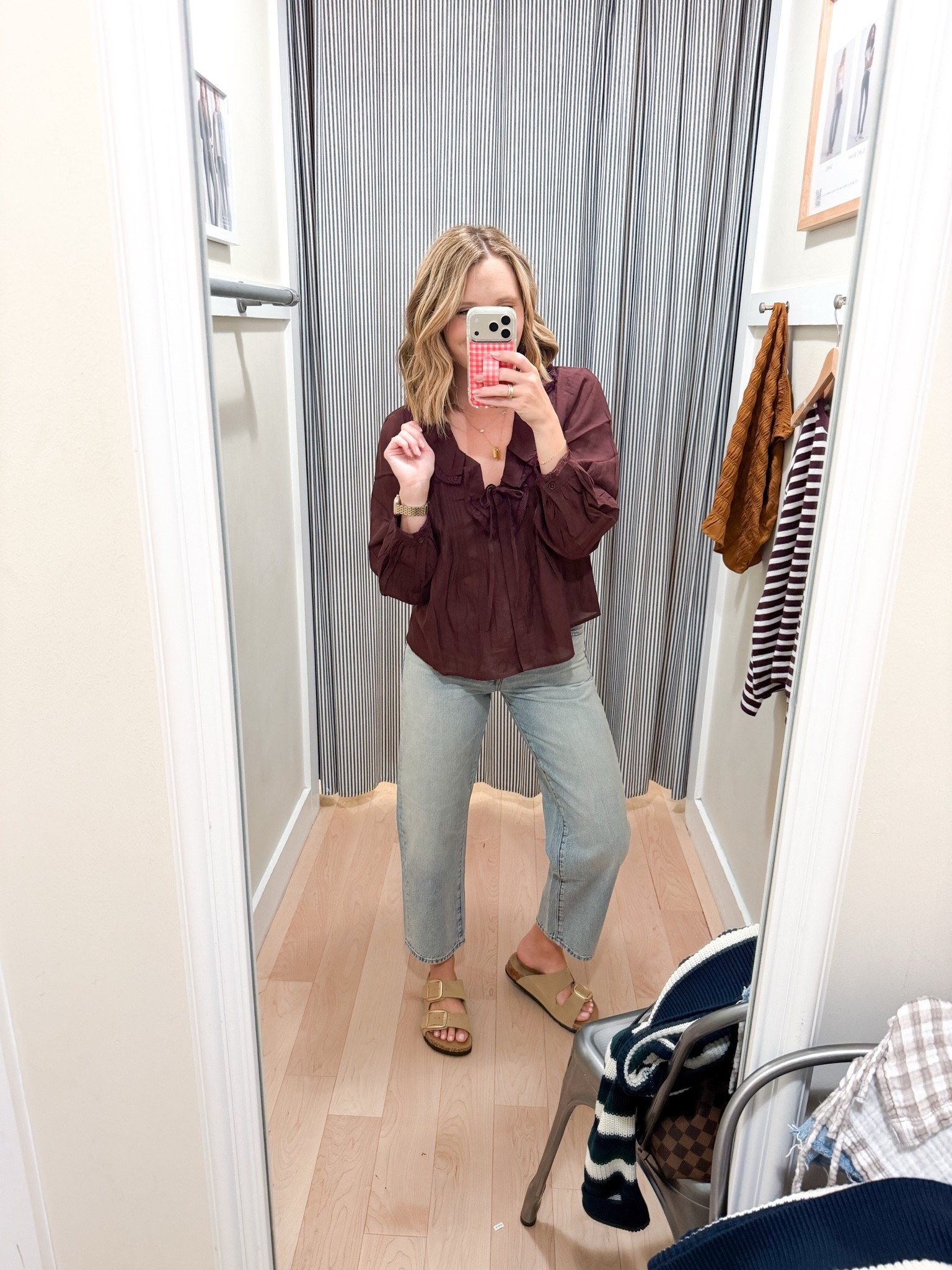 How pretty is this Madewell fall blouse! Love the burgundy color! @Madewell

#LTKootd #LTKmomlife #LTKSeasonal