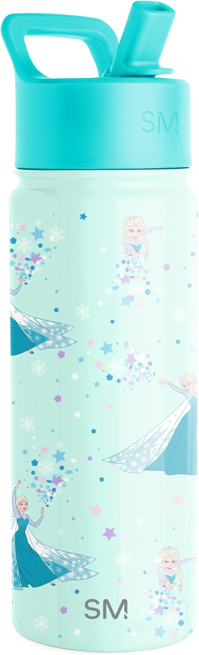 Simple Modern Kids Summit Water Bottle with Straw Lid | Disney Elsa 18oz Stainless Steel Cup Insu... | Amazon (US)