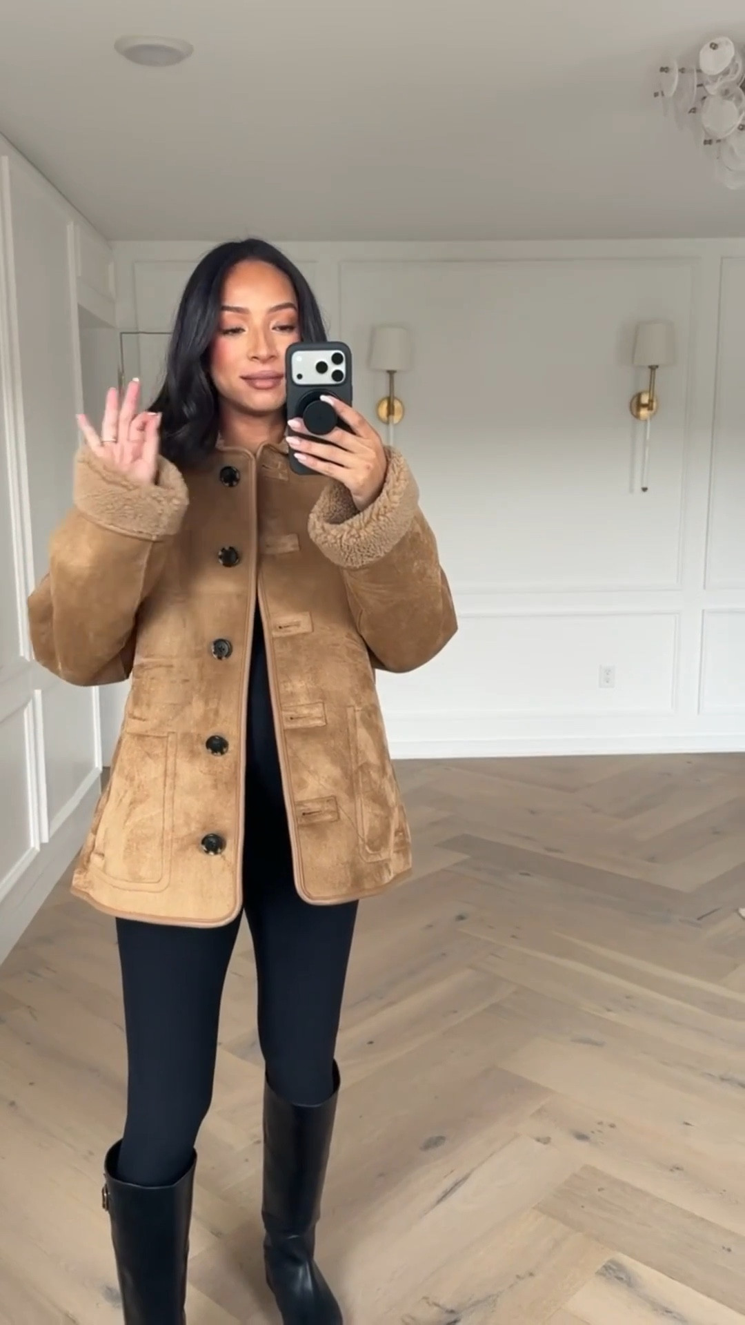 Up to 50% OFF Mango! Wearing size M faux shearling coat and size S one piece bodysuit 

Winter outfit 
Winter fashion
Winter coat
Winter jacket

#LTKSaleAlert #LTKFindsUnder100 #LTKSeasonal