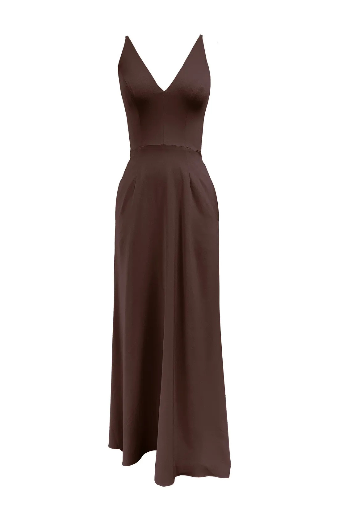 Dresses | Iris V Neck High Slit Bodycon Maxi Dress Plain | DRESS THE POPULATION | Debenhams UK