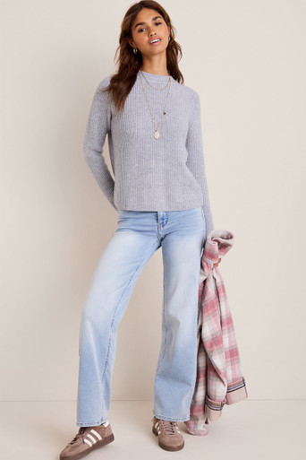 Mona Tie Back Pullover Sweater | Francesca's