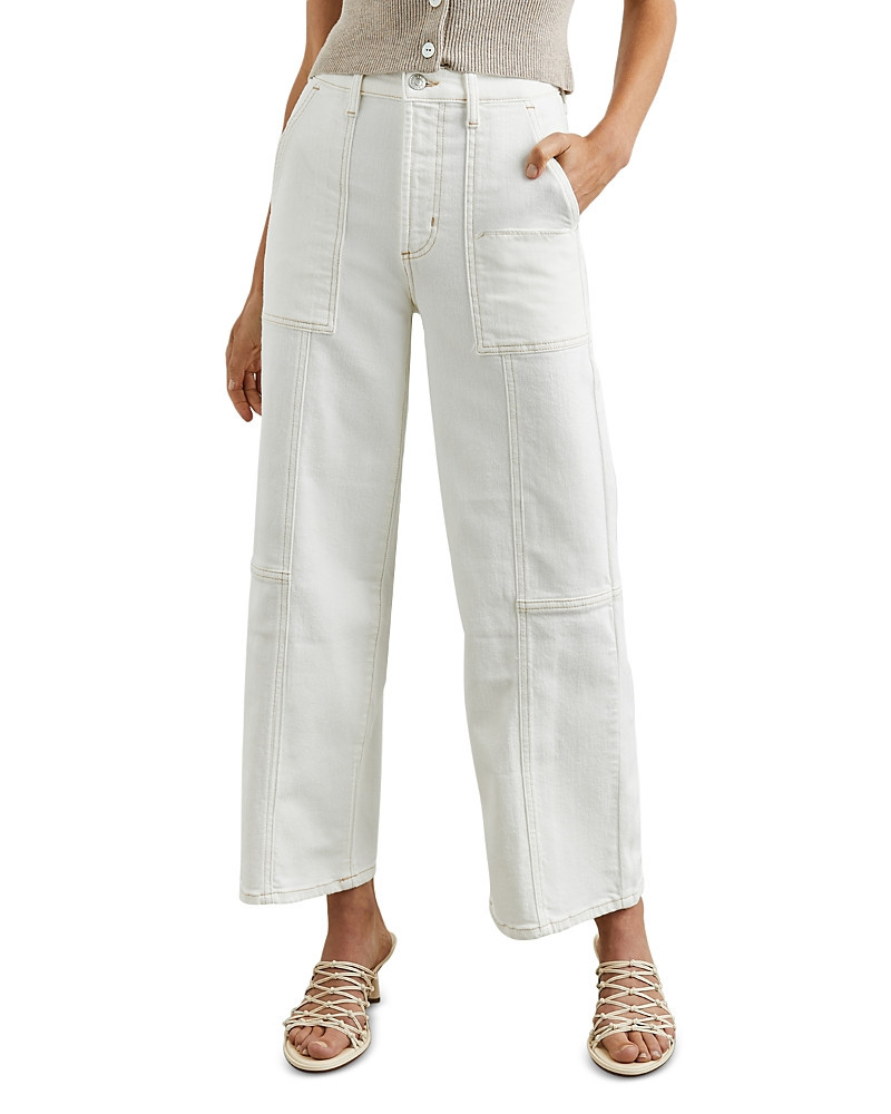 Rails Getty High Rise Utility Jeans in Vintage Ecru | Bloomingdale's (US)
