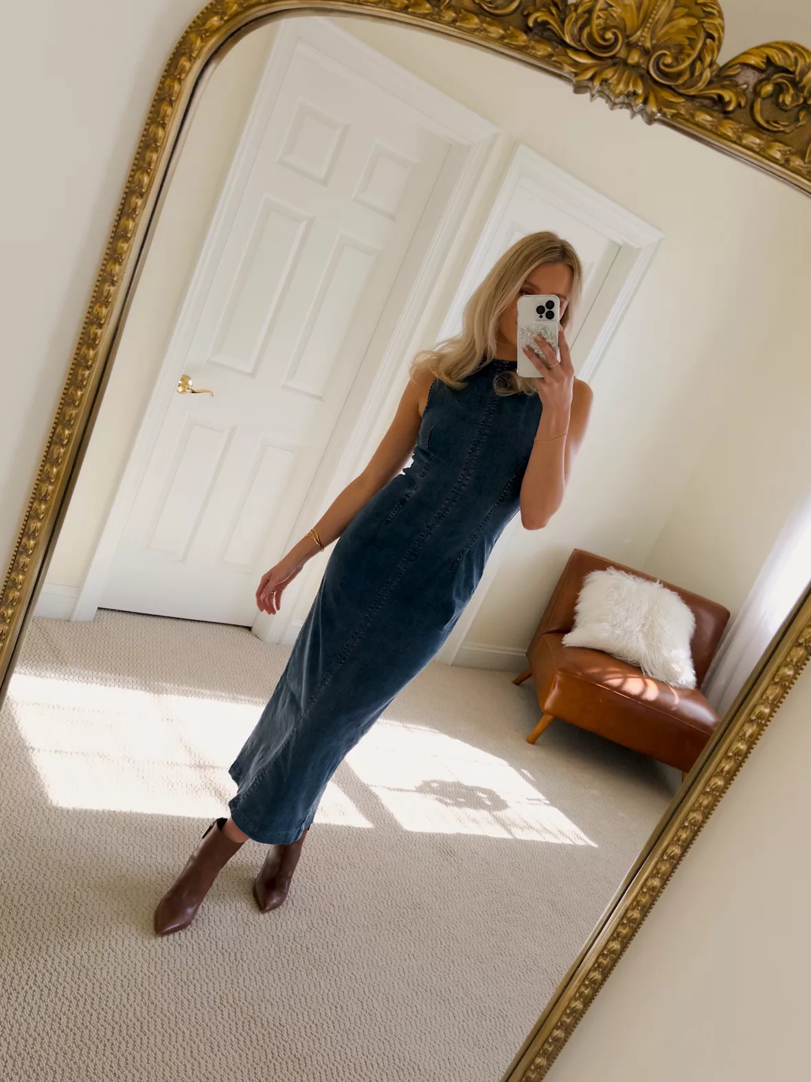 Kendi Denim Midi Dress curated on LTK Kendi Denim Midi Dress curated on LTK