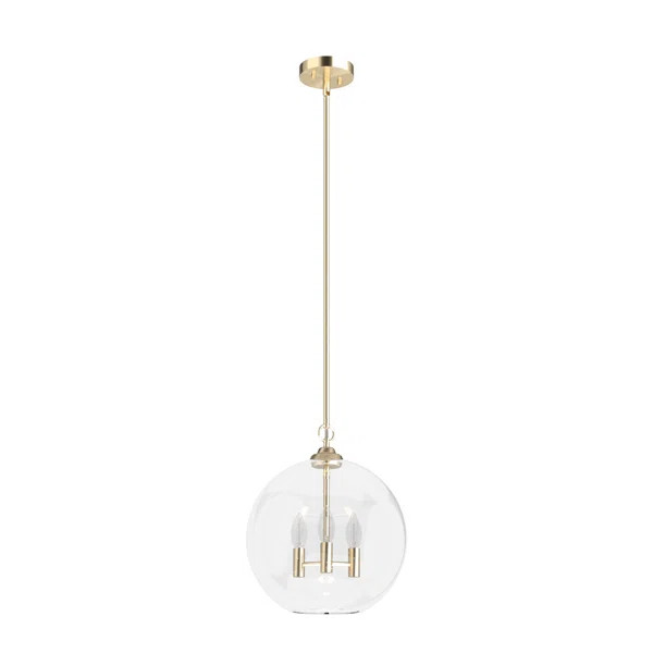Hunter High Oaks 3 Light Pendant Ceiling Light Fixture | Wayfair North America