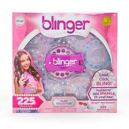 Blinger Ultimate Set, Glam Collection, Comes with Glam Styling Tool & 225 Gems - Load, Click, Bli... | Amazon (US)