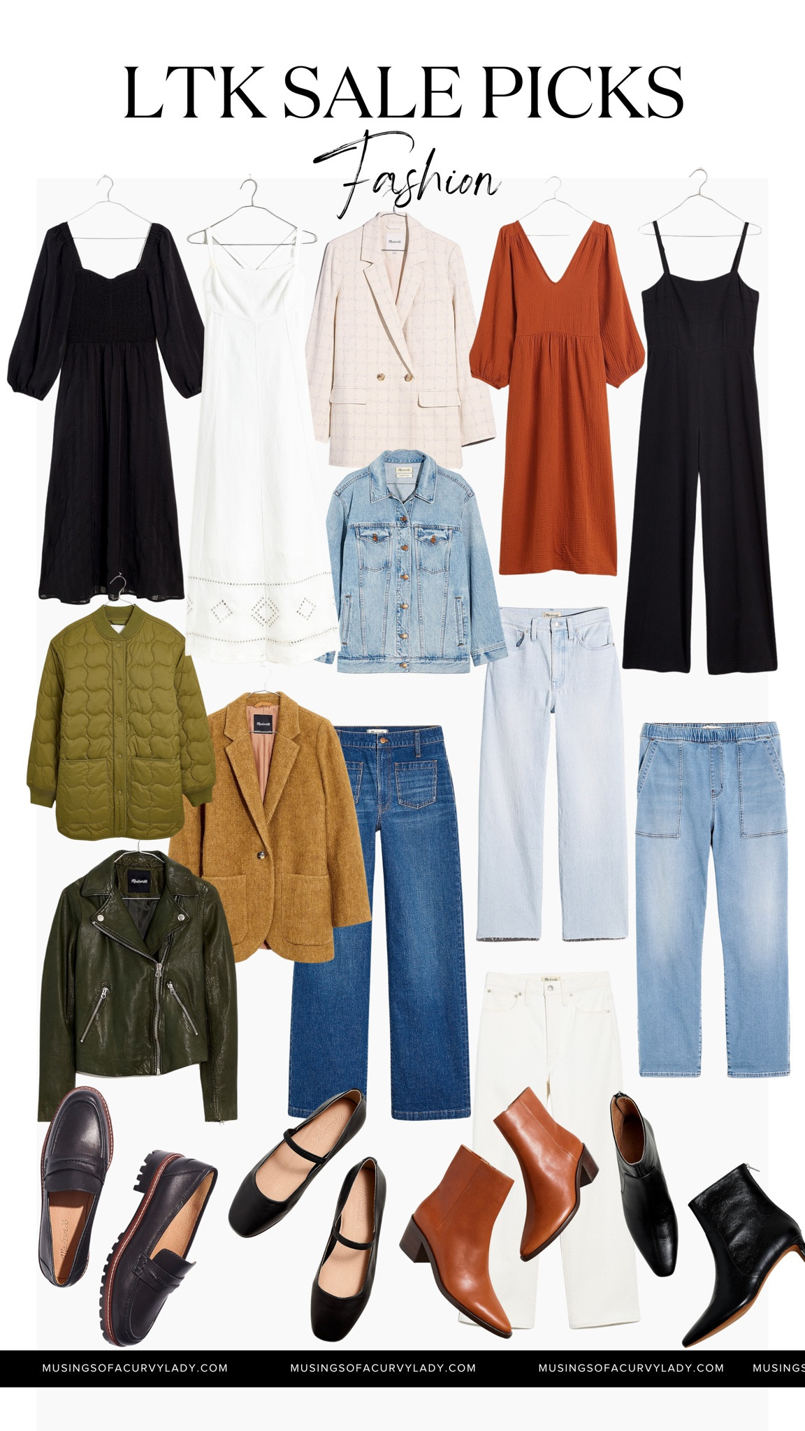 LTK SALE fashion picks!

Mini dress, midi dress, maxi dress, jumpsuit, jeans, jacket, blazer, quilted jacket, boots, loafers, booties, sale finds, plus size

#LTKsalealert #LTKstyletip #LTKSale
