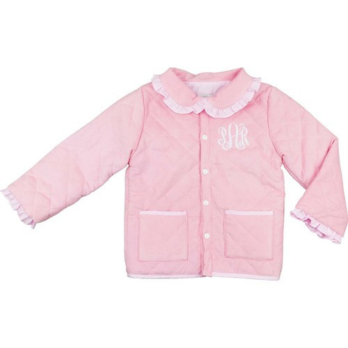 Pink Quilted Coat - Shipping Mid-October | Cecil and Lou